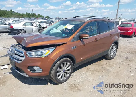 2017 Ford Escape Titanium from USA, damaged, VIN 1FMCU9J91HUA07848